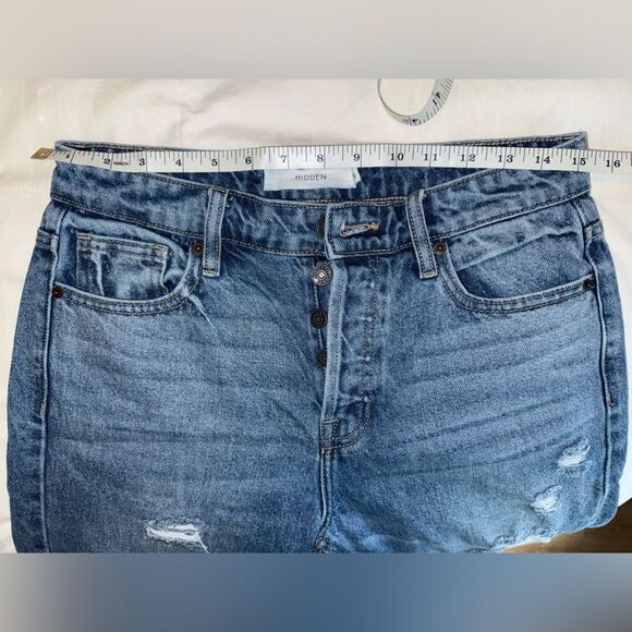 Hidden Women's Distressed Blue Jeans Size 26 - Picture 7 of 11